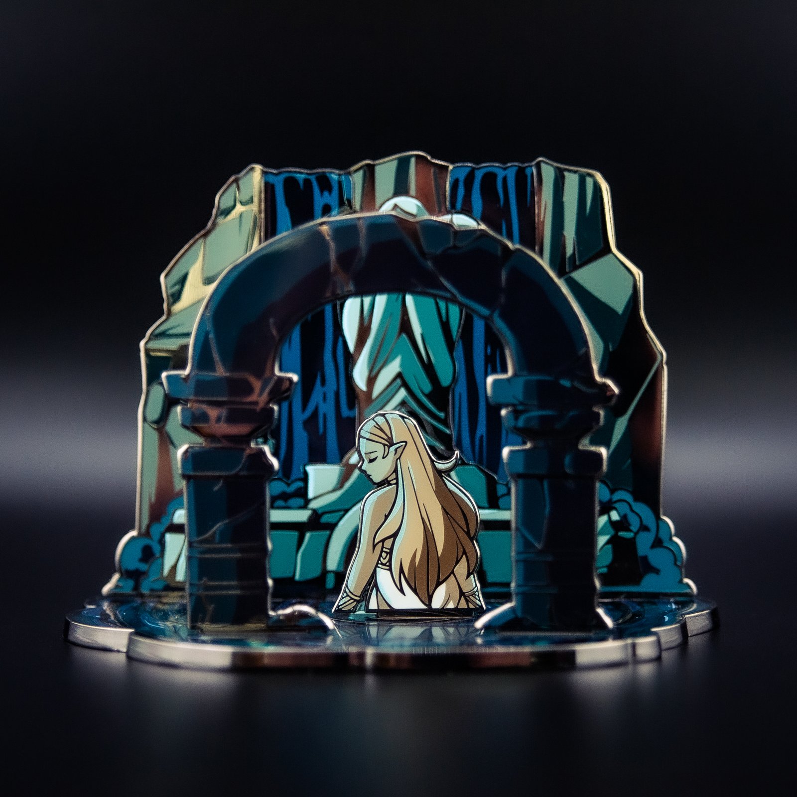 Last Chance} Spring of Courage Zelda Enamel Diorama | Lukellios